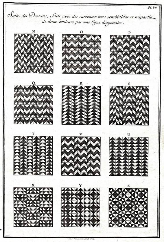 Fliesen des 18. Jahrhunderts