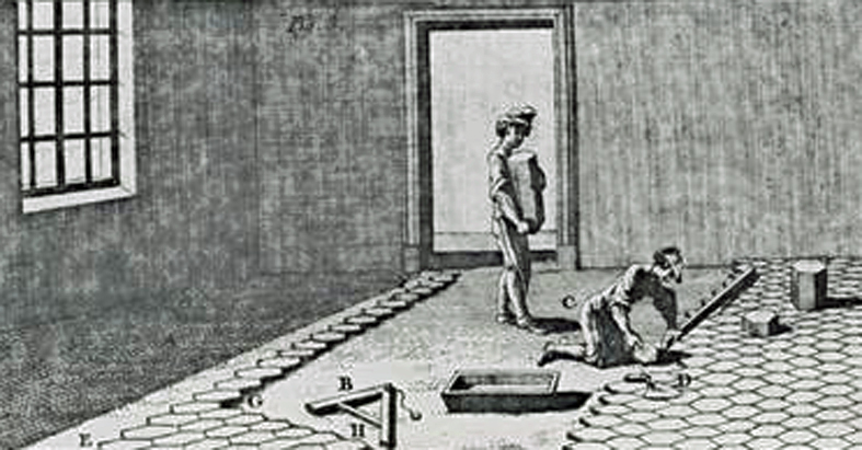 Fliesen des 18. Jahrhunderts